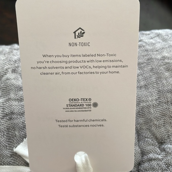 Pottery Barn Standard Cloud Linen Gray Pillow Sham, NWOT - Picture 5 of 8